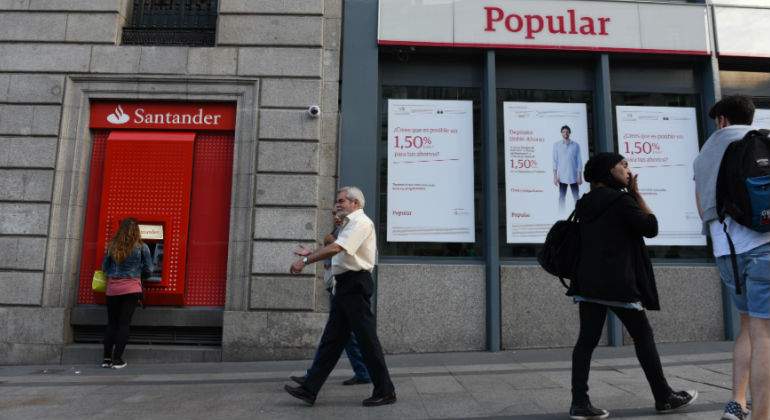 Polémica despidos Santander